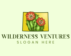 Colorado Cactus Flower logo design