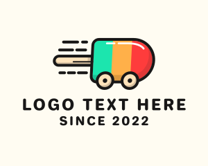 Food Cart - Popsicle Express Delivery logo design