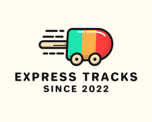 Popsicle Express Delivery  logo design
