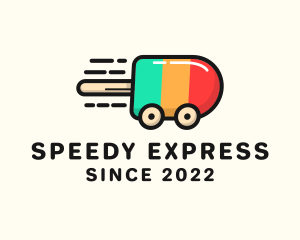 Express - Popsicle Express Delivery logo design