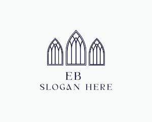 Window - Christian Cathedral Window logo design