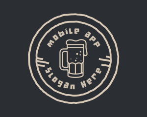 Beer Brewery Emblem Logo