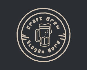 Ale - Beer Brewery Emblem logo design
