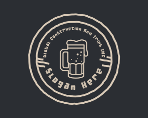 Bar - Beer Brewery Emblem logo design