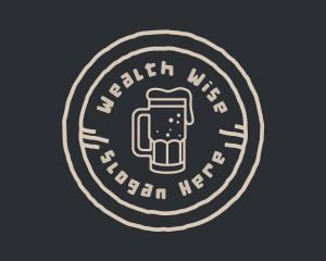 Beer Brewery Emblem logo design