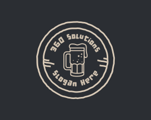 Pub Brewery Bar logo design