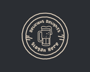 Pub Brewery Bar logo design