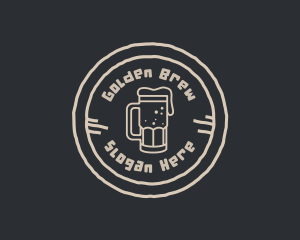 Lager - Beer Brewery Emblem logo design