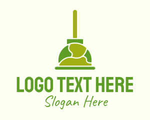 Green Planet Plunger  Logo