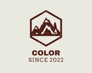 Exploration - Outdoor Mountain Hiking logo design