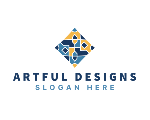 Tile Flooring Pattern logo design