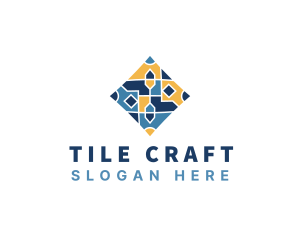 Tile Flooring Pattern logo design