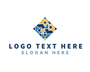 Geometric - Tile Flooring Pattern logo design