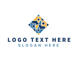 Tile Flooring Pattern Logo