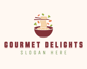 Gourmet Ramen Noodles logo design