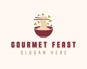 Gourmet Ramen Noodles logo design