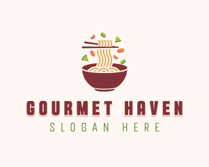 Gourmet Ramen Noodles logo design