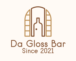 Brown Bottle Door  logo design