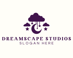 Dream - Moon Cloud Star logo design