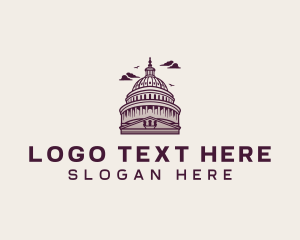 Patriot - Washington Capitol Landmark logo design