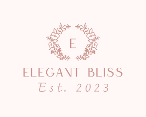 Floral Garden Wedding logo design