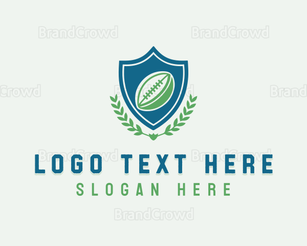 Shield Football Sports Logo