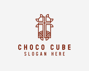Chruch - Holy Crucifix Altar logo design