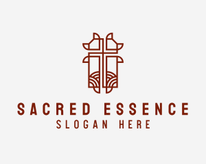 Holy Crucifix Altar logo design