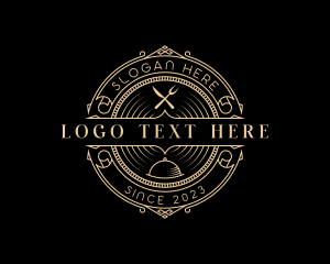 Luxury Fine Dining Restaurant Logo