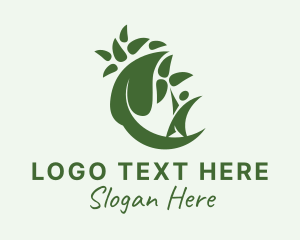 Organic Products - Vegan Leaf Organics logo design
