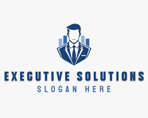 Executive Recruitment Manager logo design