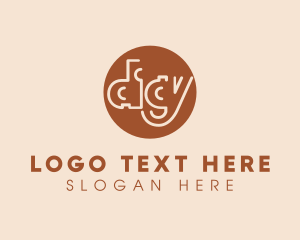 Brown - Digital Media Letter DY logo design