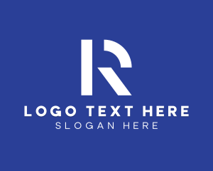 Financing - Simple Minimalist Letter R Brand logo design