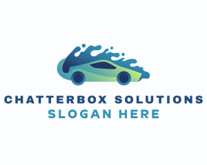Car Water Washing Logo