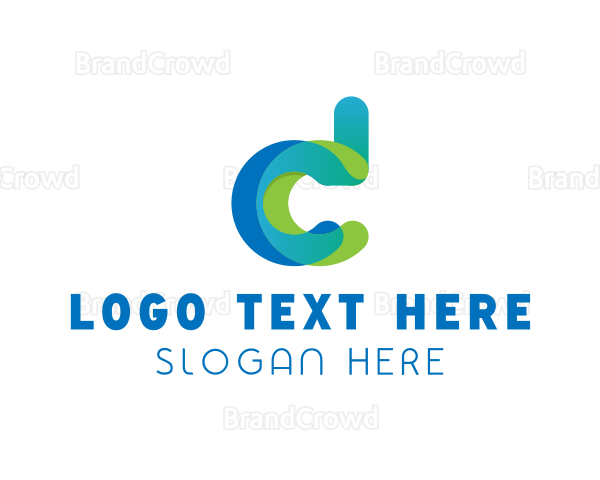 Generic Digital Technology Letter CD Logo