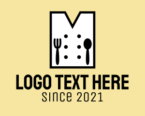 Food Vlogger - Fine Dining Chef logo design