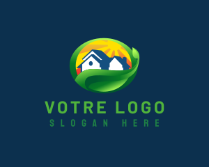 Agriculture - House Garden Landscaping logo design