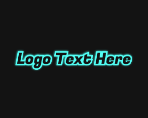 Gaming Technology Glow logo design