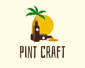 Pint - Summer Beer Drink logo design