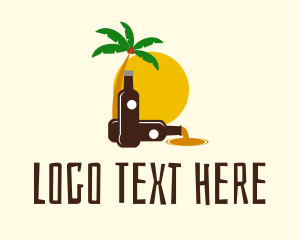Lager - Summer Beer Drink logo design