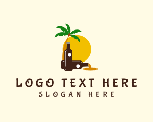 Liquor - Summer Beer Drink logo design