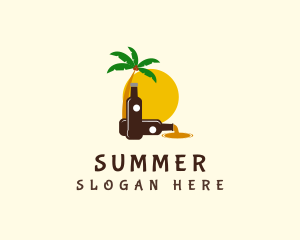 Summer Beer Drink logo design