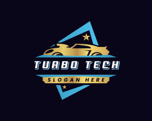 Turbo - Vehicle Car Racing logo design