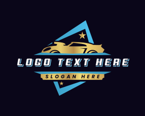 Emblem - Vehicle Car Racing logo design