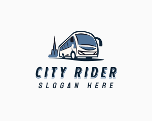 Bus - Transport Shuttle Bus logo design