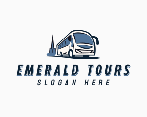 Transport Shuttle Bus logo design