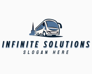 Tour Guide - Transport Shuttle Bus logo design