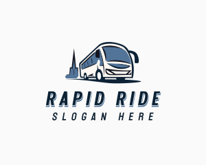 Bus - Transport Shuttle Bus logo design