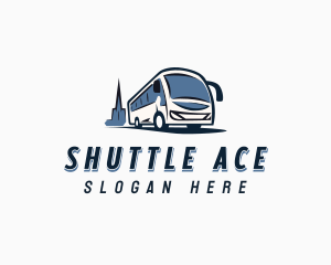 Transport Shuttle Bus logo design