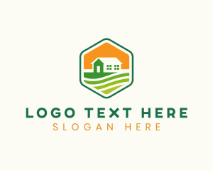 Eco - Field House Property logo design